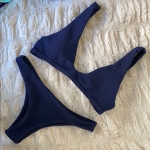 NWOT Navy Bikini